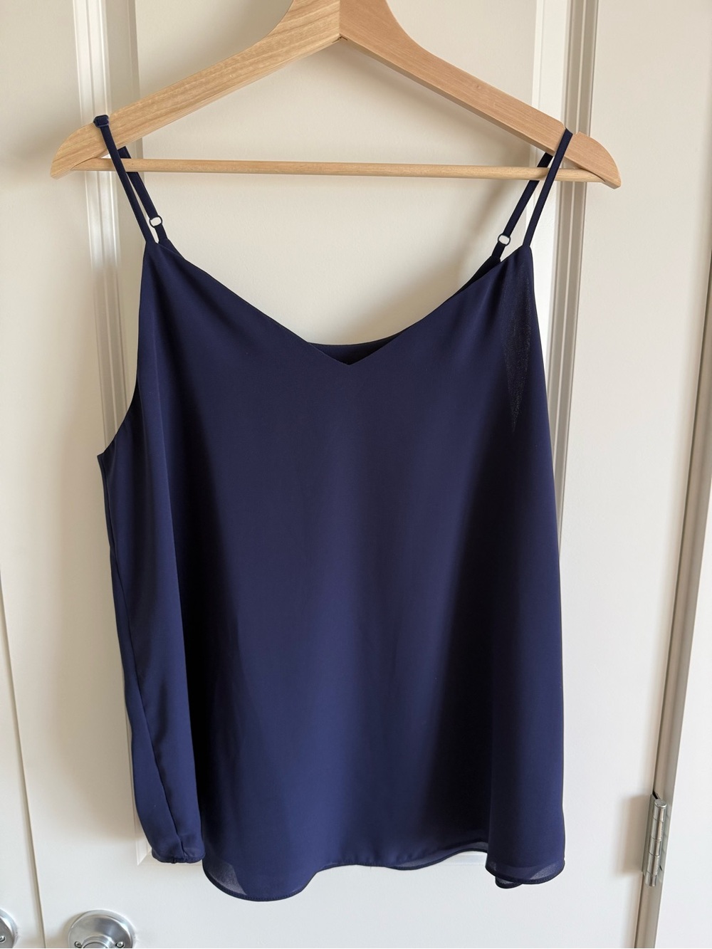 Kismet Navy V-Neck Adjustable Strap Camisole